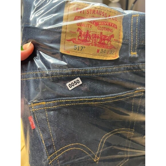 Levi's 517 Boot Cut Denim Blue Jeans 34x32 - Picture 10 of 10
